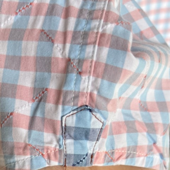 TOMMY BAHAMA BLUE RED PLAID BUTTON DOWN LONG SLEEVE SHIRT SIZE MEDIUM - Picture 13 of 15